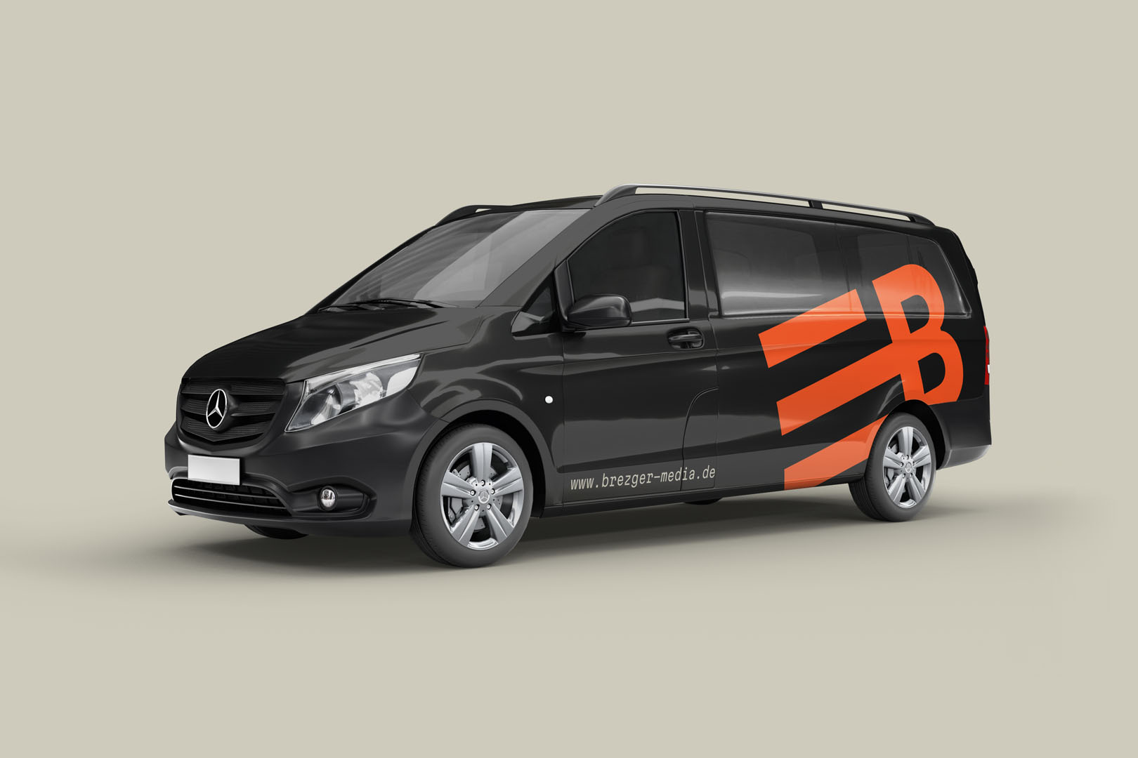 Corporate Design für den Markenlaunch des Webdienstleisters, Car Branding
