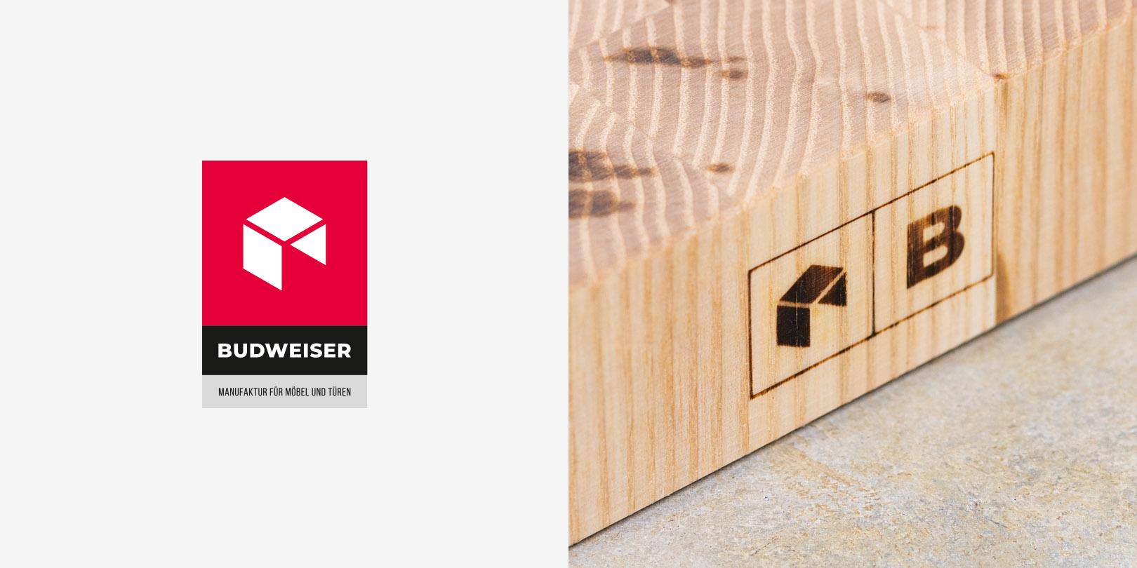 Markenkonzeption für die Möbelmanufaktur Budweiser, Schwäbisch Gmünd