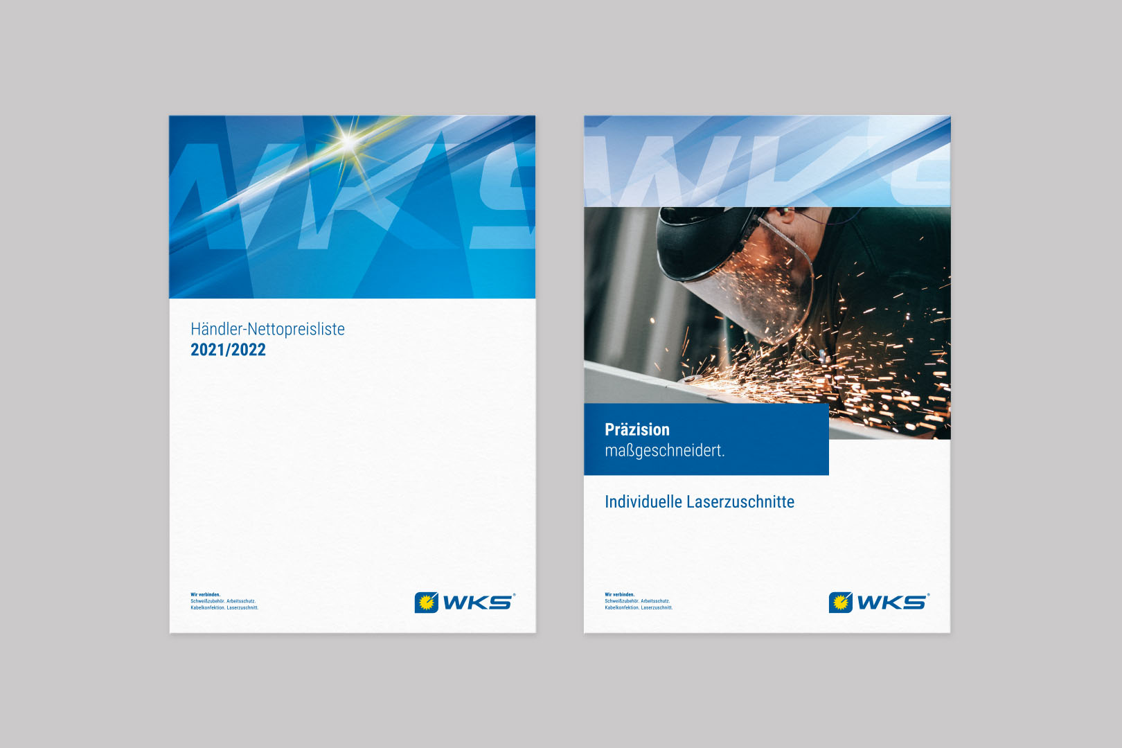 Überarbeitung und Weiterentwicklung der bestehenden visuellen Markenidentität des Fachhändlers für Arbeitsschutz und Schweißzubehör, Drucksachen